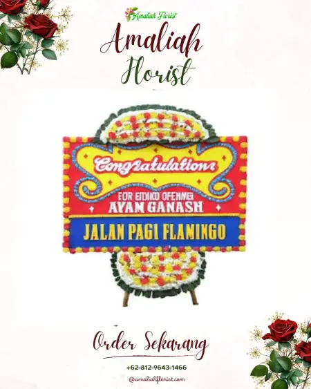 Sewa Papan Bunga Sorongan